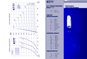 JJ KT77 valve specifications