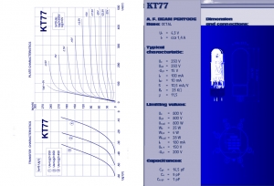 JJ KT77 valve specifications