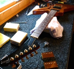 Pickups, electronic repairs & modifications: Gibson explorer pickup swap