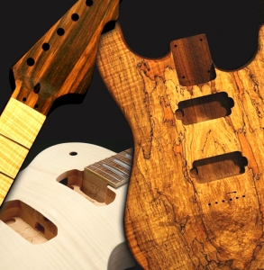 guitar bodies, necks & kits 