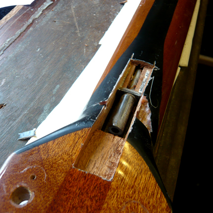 12 string neck break repair: