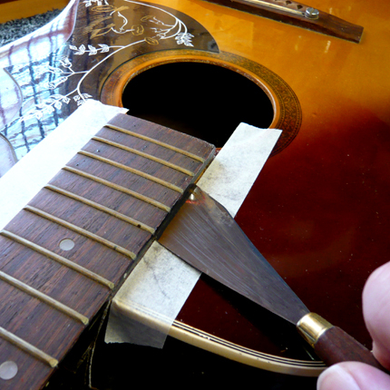 Acoustic neck reset: