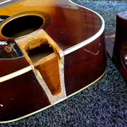 Acoustic neck reset: