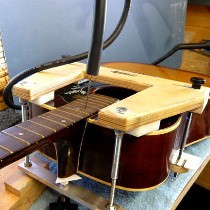 Acoustic neck reset: