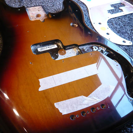 Fender Precision pickup install: