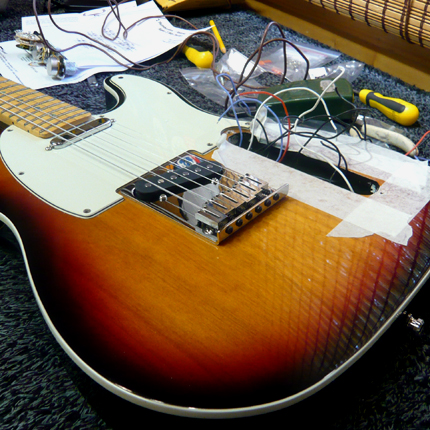 Fender Telecaster pickup install: