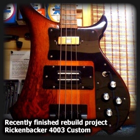 Rickenbacker bass rebuild
