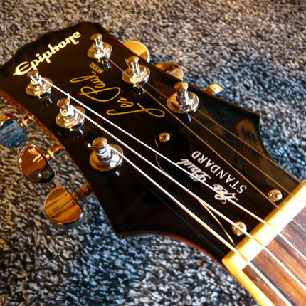 Epiphone Les Paul headstock break: