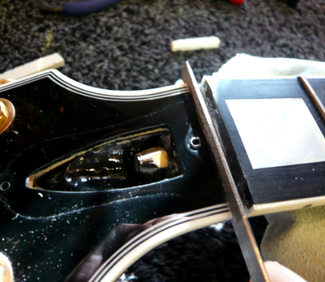 Gibson Les Paul top-nut replacement: