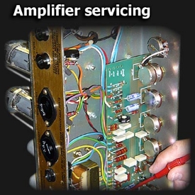 Amplifier servicing