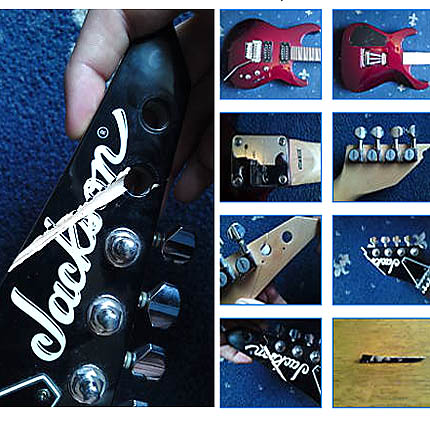 Jackson headstock break repair: