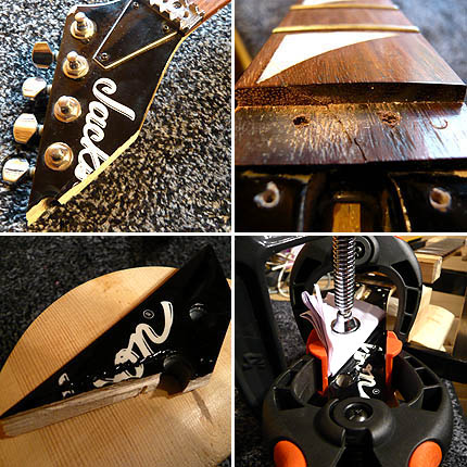 Jackson headstock break repair: