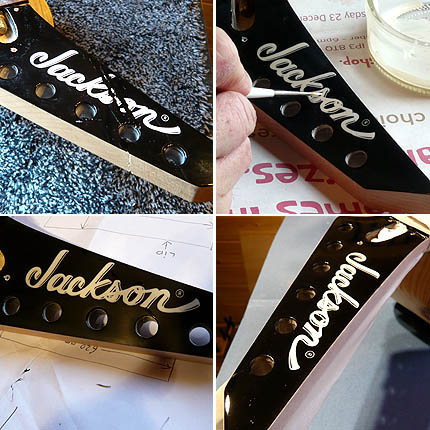 Jackson headstock break repair: