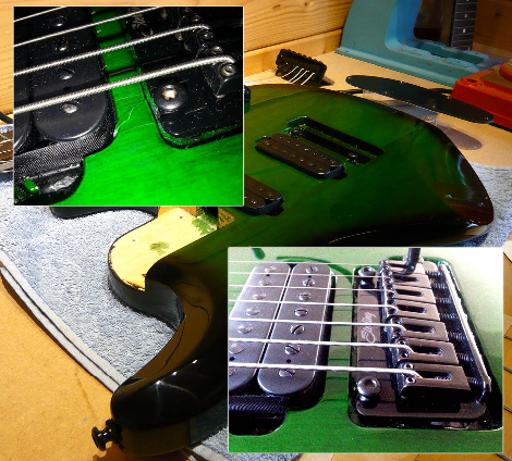 Tremolo post area repair: