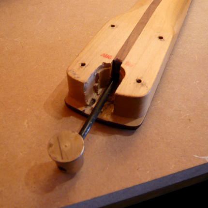 Broken truss rod repair: