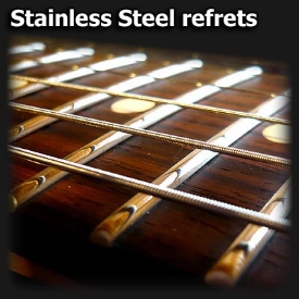 Stainless steel refrets