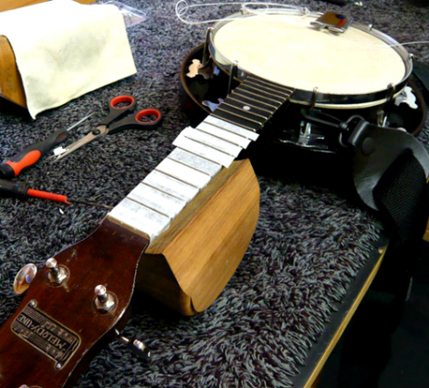 Banjo fret dress & setup: